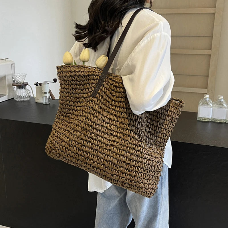 Straw Woven Tote