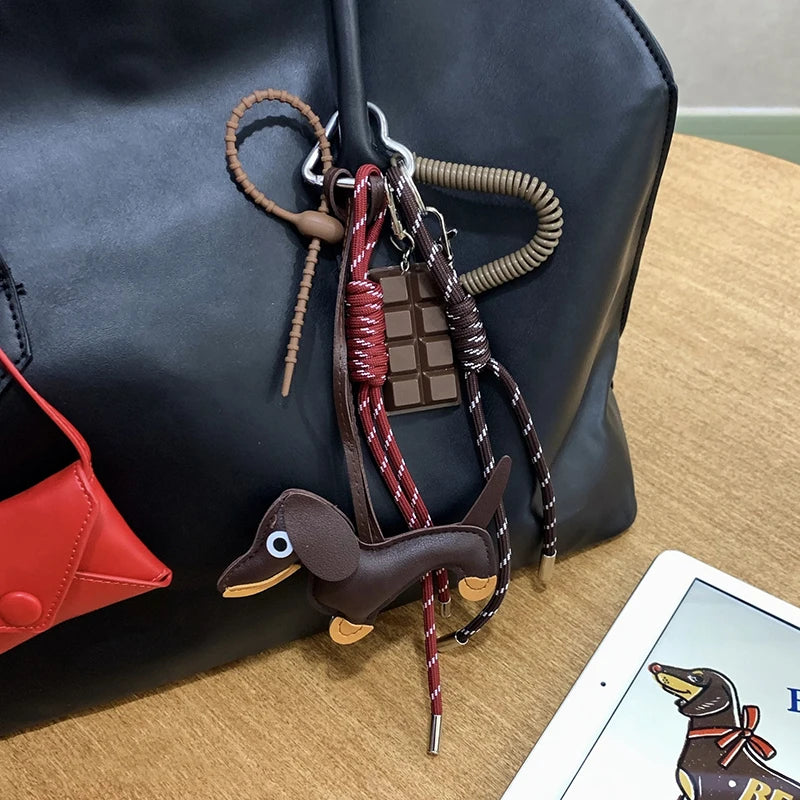 Cute Braided Rope Bag Pendant