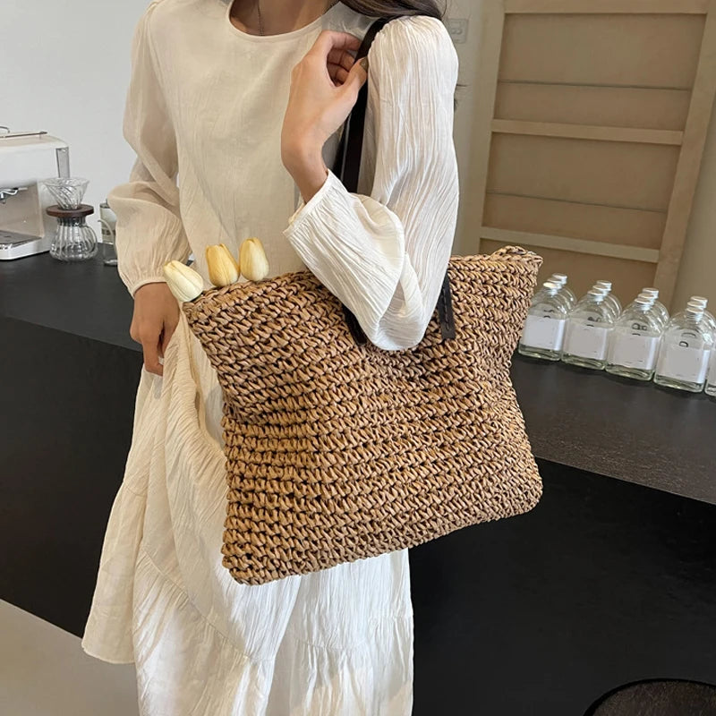 Straw Woven Tote