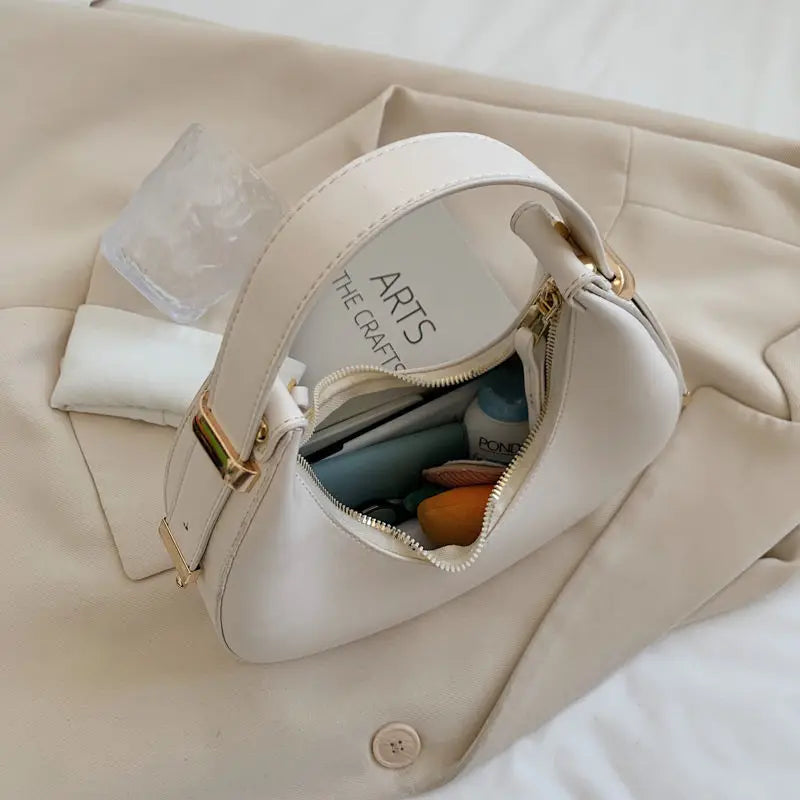 Bolso medio luna de lujo