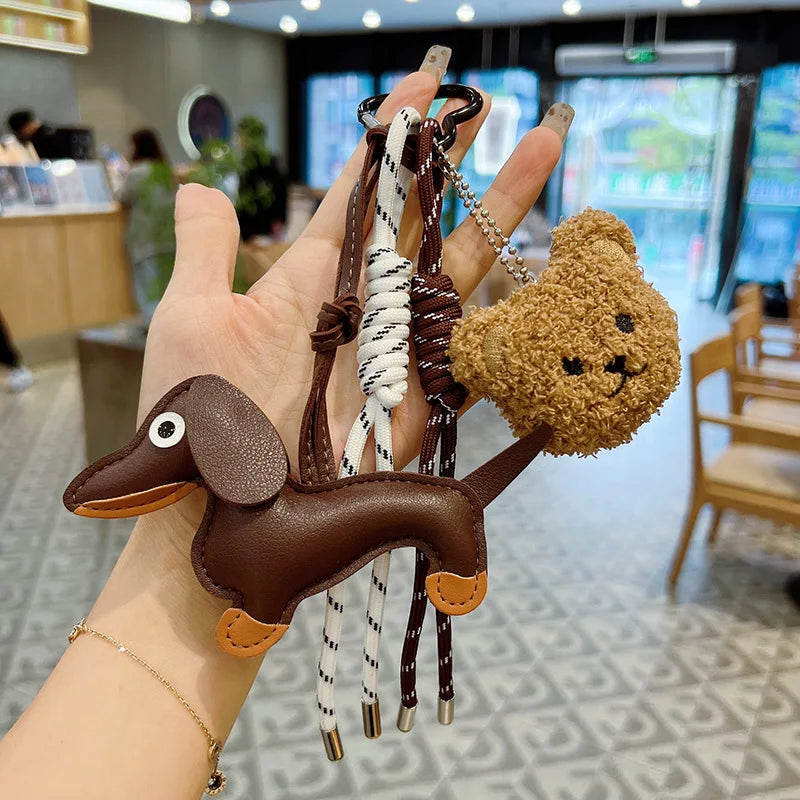 Cute Braided Rope Bag Pendant