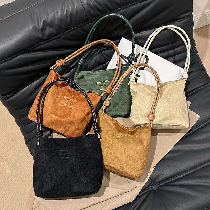Suede Handbag
