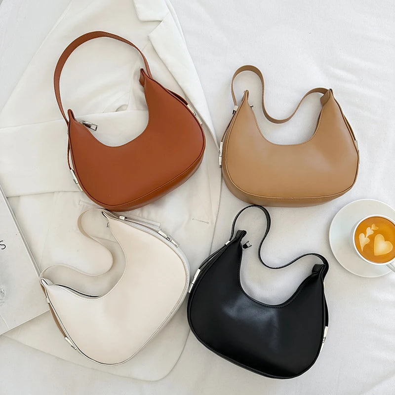 Fashion PU Leather Underarm Bags