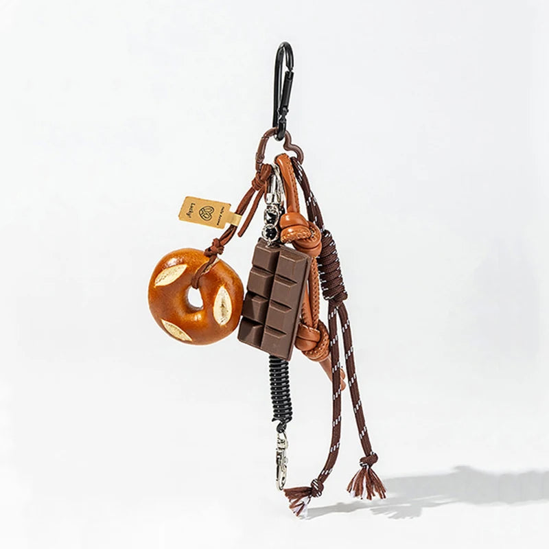 Braided Rope Bag Pendant