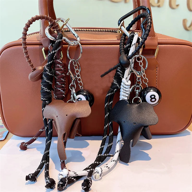 Braided Rope Bag Pendant