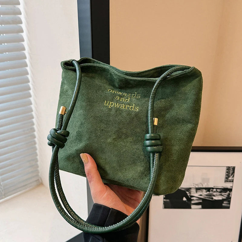 Suede Handbag