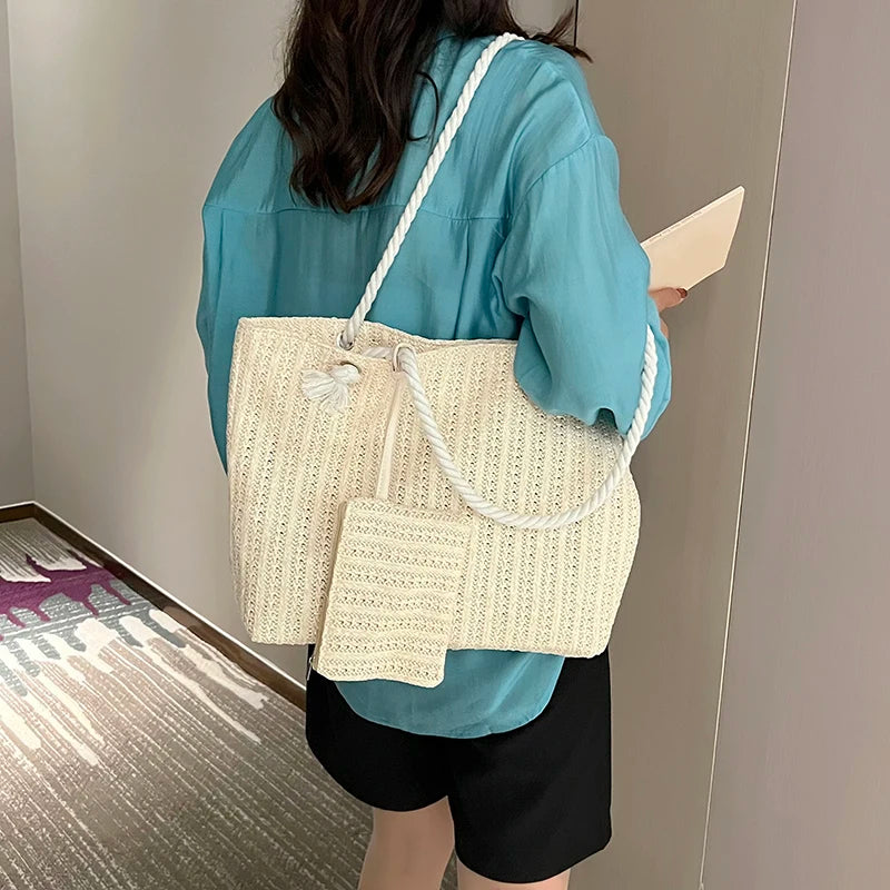 Straw Tote Bag