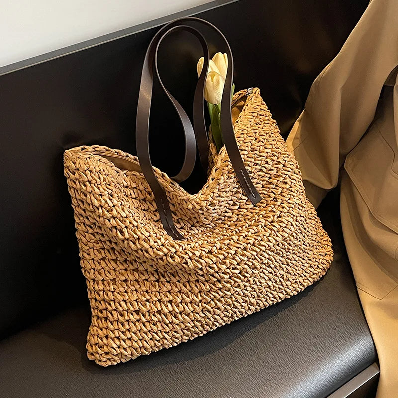 Straw Woven Tote