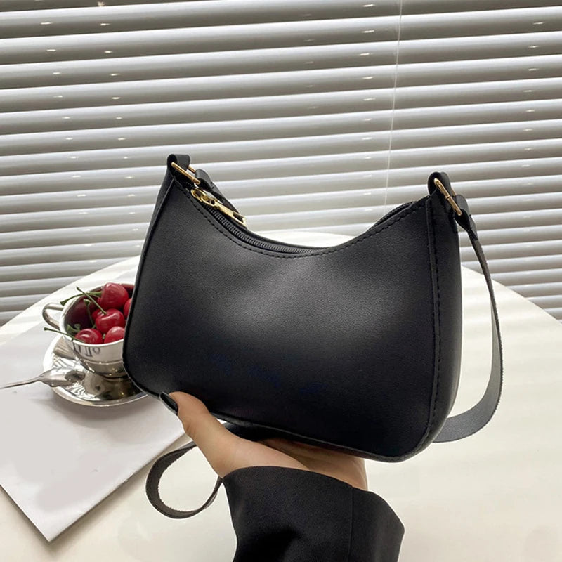 Retro Solid Color PU Leather