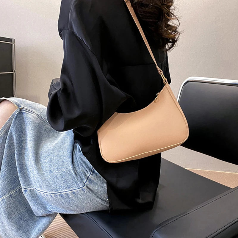 Retro Solid Color PU Leather