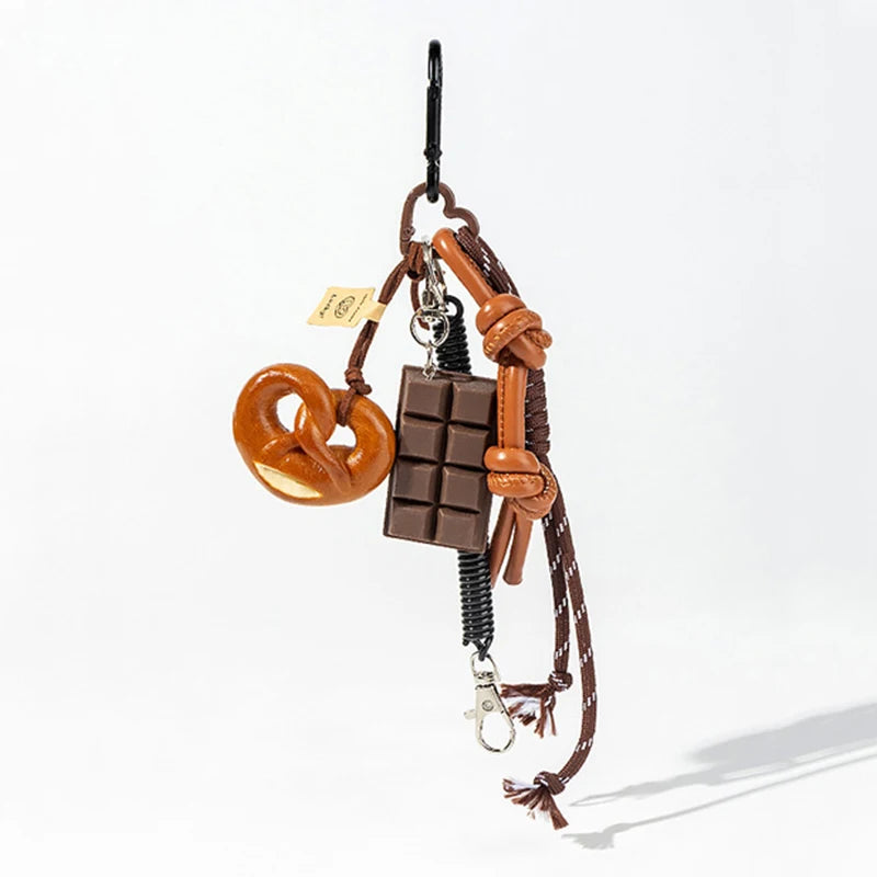 Braided Rope Bag Pendant