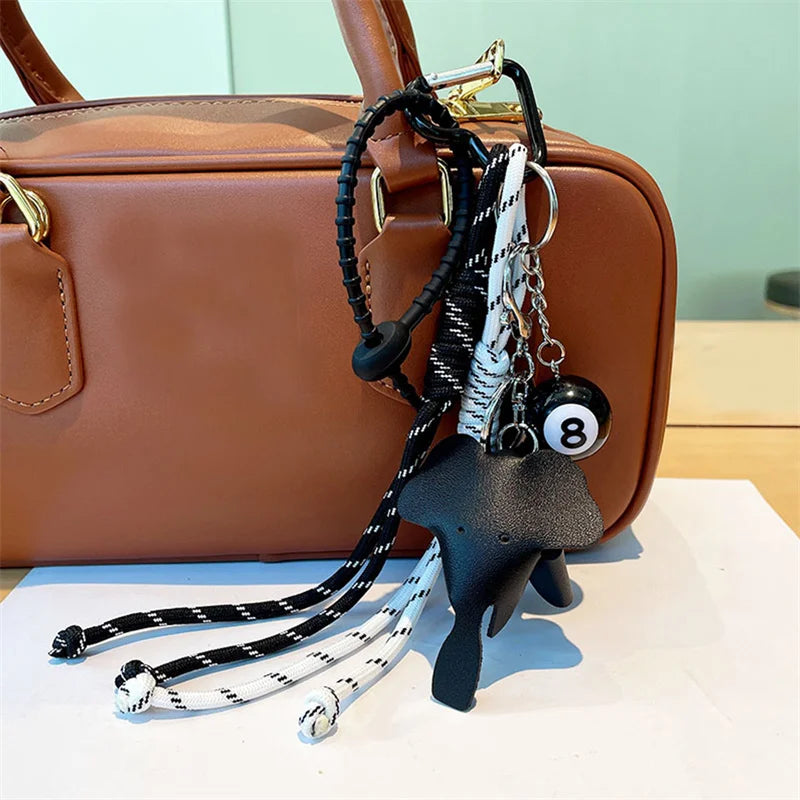 Braided Rope Bag Pendant
