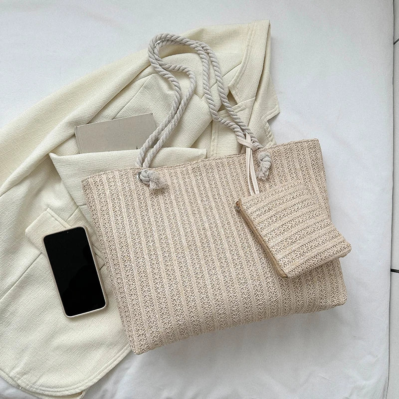 Straw Tote Bag