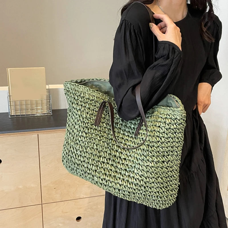 Straw Woven Tote