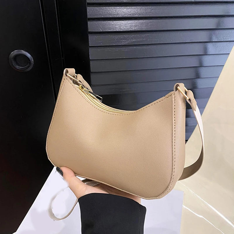 Retro Solid Color PU Leather