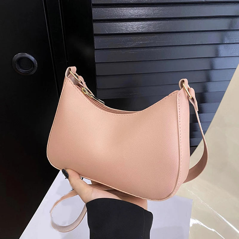 Retro Solid Color PU Leather