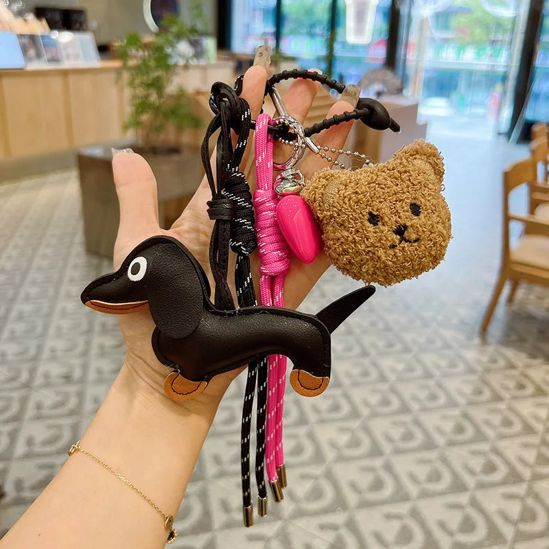 Cute Braided Rope Bag Pendant