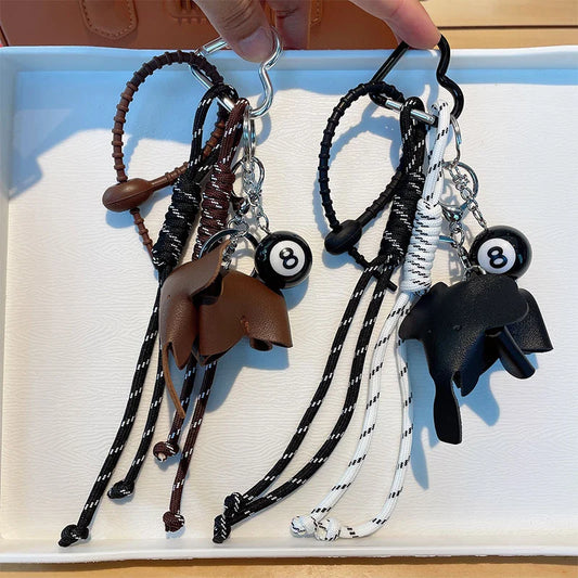 Braided Rope Bag Pendant