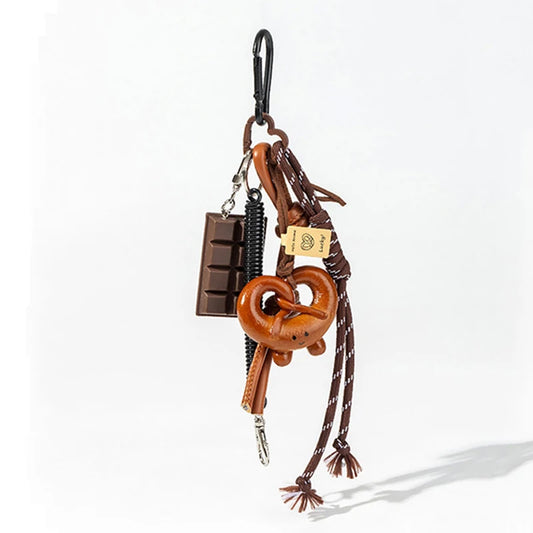 Braided Rope Bag Pendant