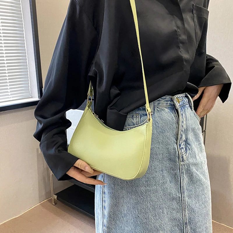 Retro Solid Color PU Leather