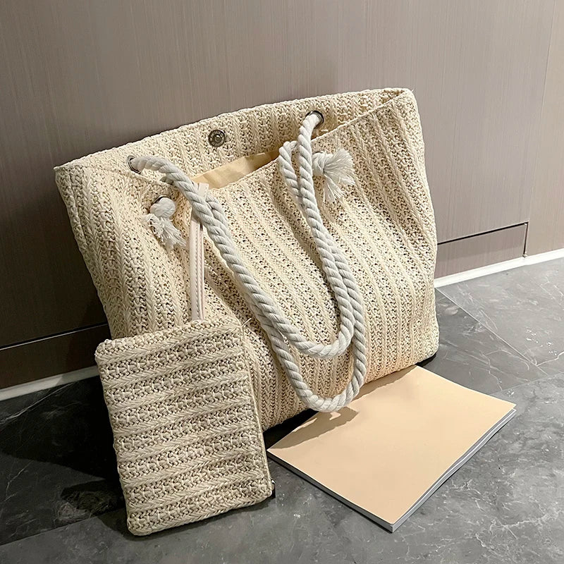 Straw Tote Bag